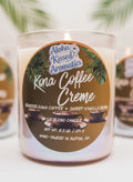 Kona Coffee Creme | Roasted Coffee & Vanilla Bean Luxury Prism Candle