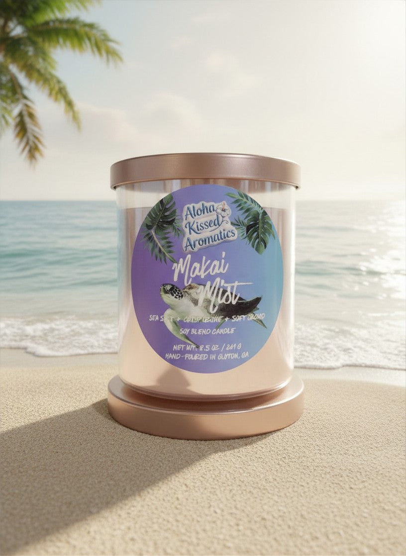 Makai Mist | Sea Salt & Orchid Luxury Prism Candle