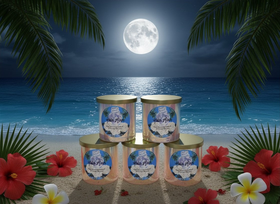 Hula Moon – Tropical Floral & Island Air Luxury Candle
