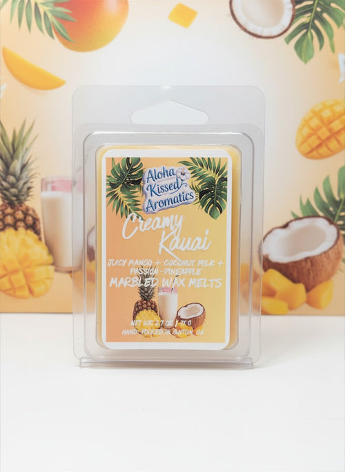 Creamy Kauai Marbled Wax Melts