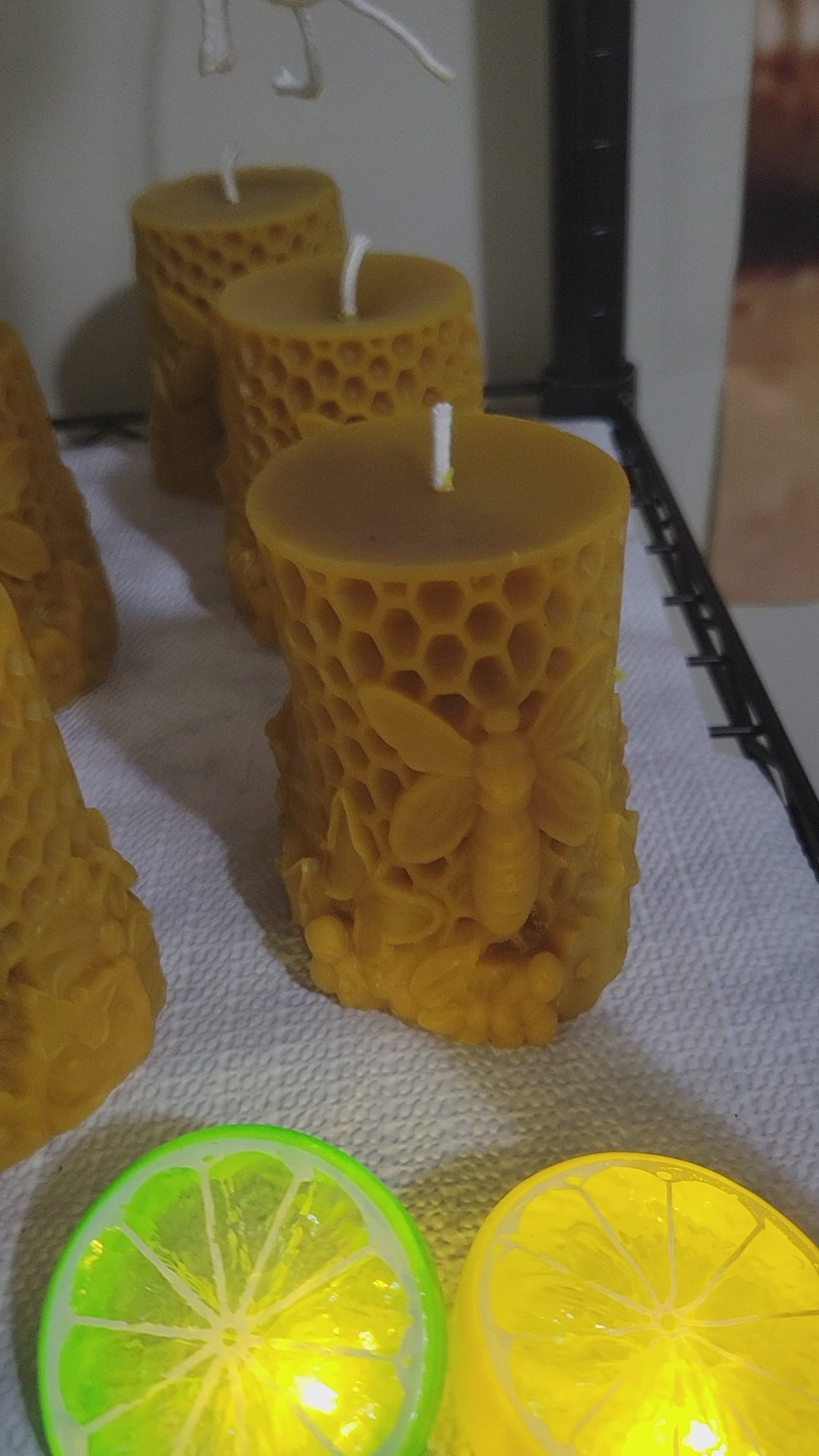 Aloha Honey & Cream Beeswax Beehive Candle
