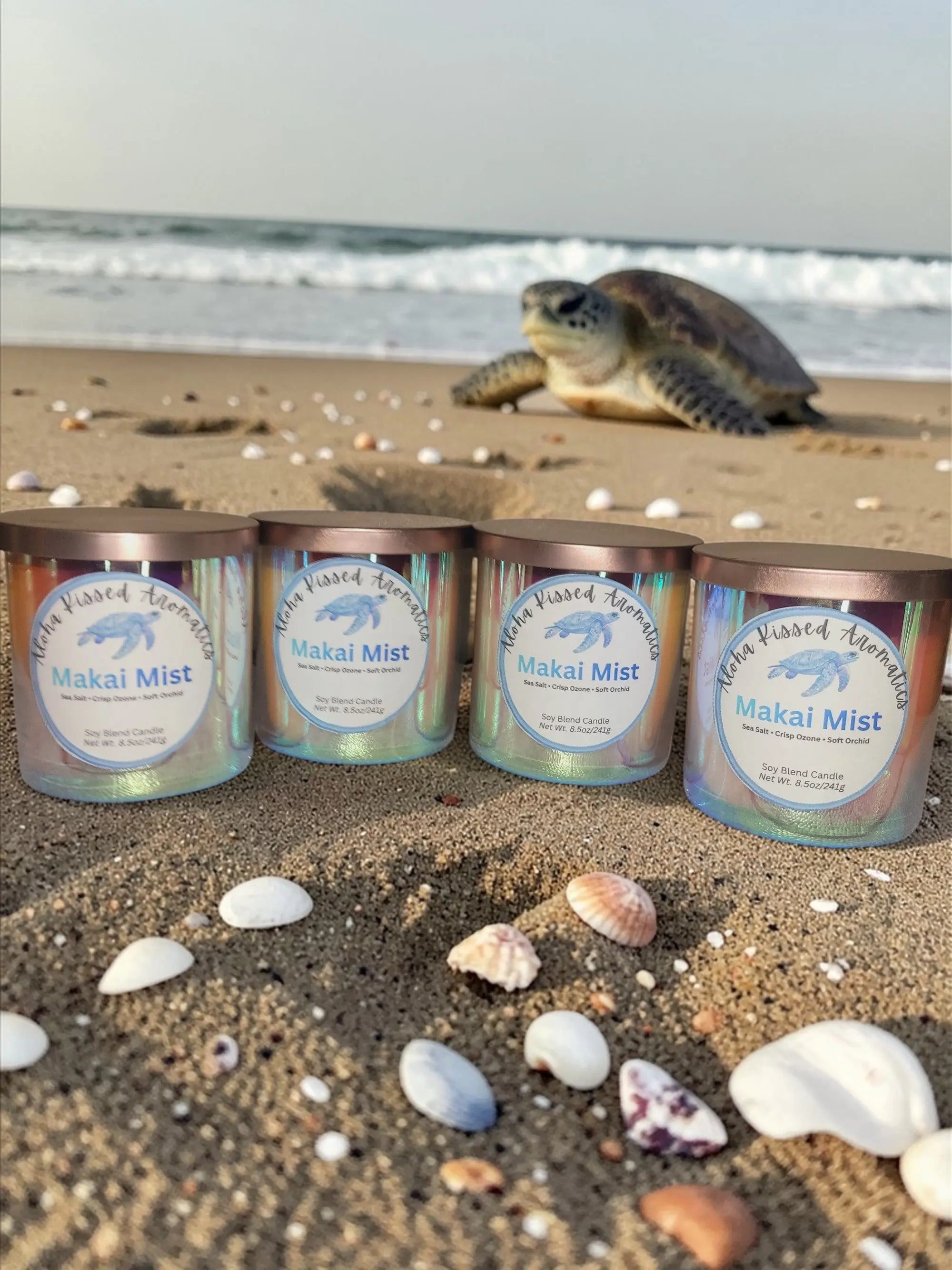 Makai Mist | Sea Salt & Orchid Luxury Prism Candle Aloha Kissed Aromatics