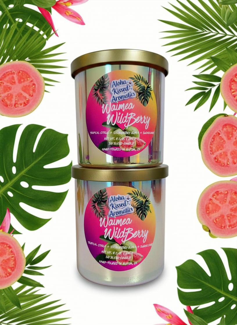 Waimea WildBerry | Strawberry Guava & Island Fruit Prism Candle